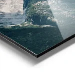poster montagne et ciel nuageux aluminium.webp
