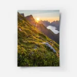 poster montagne et coucher de soleil.webp