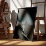 poster montagne etoilee encadre.webp