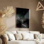 poster montagne etoilee salon.webp