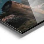 poster montagne lointaine aluminium.webp