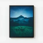 poster montagne nocturne avec cadre.webp