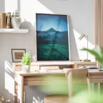 poster montagne nocturne bureau.webp