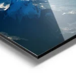 poster montagnes albees etoilees aluminium.webp