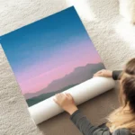 poster montagnes embrumees au sol.webp