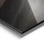 poster montagnes enneigees au coucher de soleil aluminium.webp