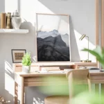 poster montagnes enneigees bureau.webp