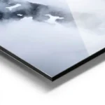 poster montagnes enveloppees de brume aluminium.webp