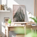 poster montagnes majestueuses bureau.webp