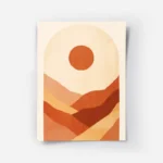 poster montagnes ocres.webp