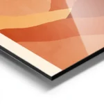 poster montagnes ocres aluminium.webp