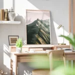 poster montagnes verdoyantes bureau.webp