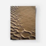 poster motif lignes ondulees sable.webp