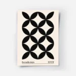 poster motifs bauhaus noir et blanc.webp