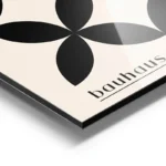 poster motifs bauhaus noir et blanc aluminium.webp