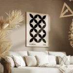 poster motifs bauhaus noir et blanc salon.webp