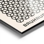 poster motifs geometriques bauhaus aluminium.webp