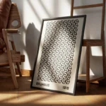 poster motifs geometriques bauhaus encadre.webp