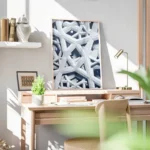 poster motifs geometriques modernes bureau.webp