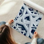 poster motifs geometriques modernes en rouleau.webp