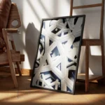 poster motifs geometriques modernes encadre.webp
