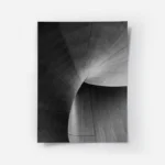 poster mur en courbes noir et blanc.webp