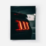 poster mustang noire feu rouge.webp