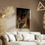 poster new york de nuit salon.webp