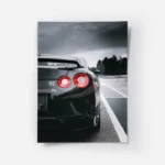 poster nissan gtr noire.webp