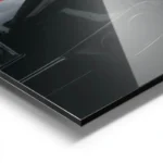 poster nissan gtr noire aluminium.webp