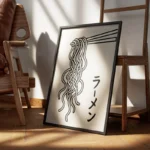 poster nouilles ramen encadre.webp