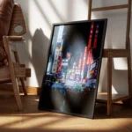 poster nuits animees de shibuya encadre.webp