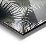 poster palmier graphique aluminium.webp