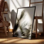 poster palmier graphique encadre.webp