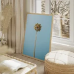 poster palmier tropical salon beige.webp