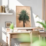 poster palmier vert bureau.webp