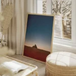 poster paysage etoile desertique salon beige.webp