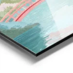 poster paysage japonais aluminium.webp