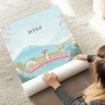 poster paysage japonais au sol.webp
