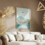 poster paysage japonais salon.webp