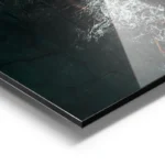 poster paysage marin graphique aluminium.webp