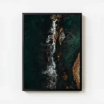 poster paysage marin graphique avec cadre.webp