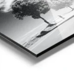 poster paysage minimaliste noir et blanc aluminium.webp