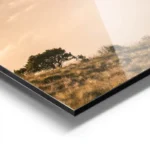 poster paysage montagne nuageux aluminium.webp