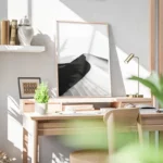 poster paysage noir et blanc bureau.webp