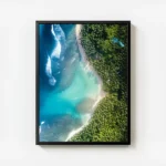poster paysage tropical aerien avec cadre.webp