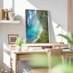 poster paysage tropical aerien bureau.webp
