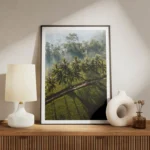 poster paysage tropical avec palmiers meuble.webp