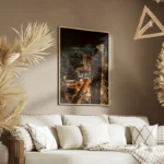 poster paysage urbain bangkok nocturne salon.webp