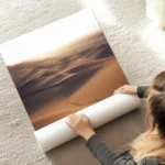 poster paysages de desert sableux au sol.webp